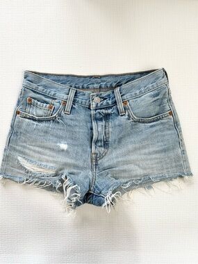 Levi’s Distressed Denim Shorts